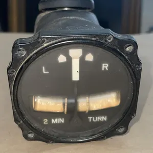 Early Pioneer Bendix 1700‑1A‑C1 Turn & Bank Indicator 2‑MIN Turn – VTG Aviation